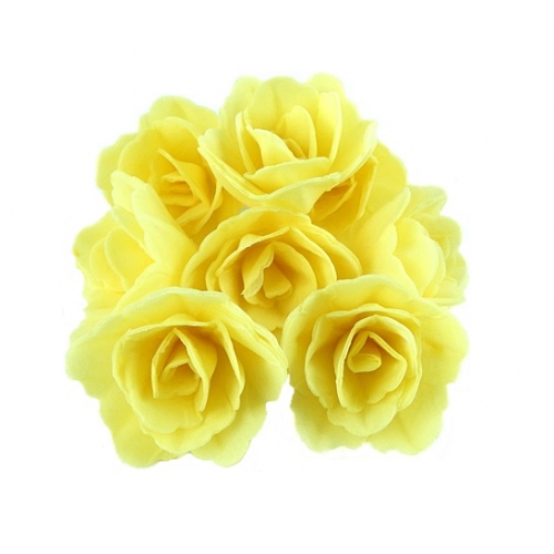 Róża chińska waflowa mała żółta 1 sztuka